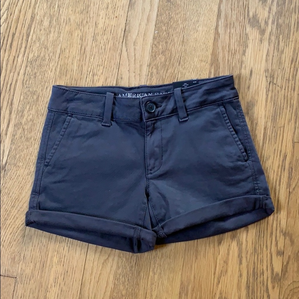 NWT American Eagle twill stretch midi short